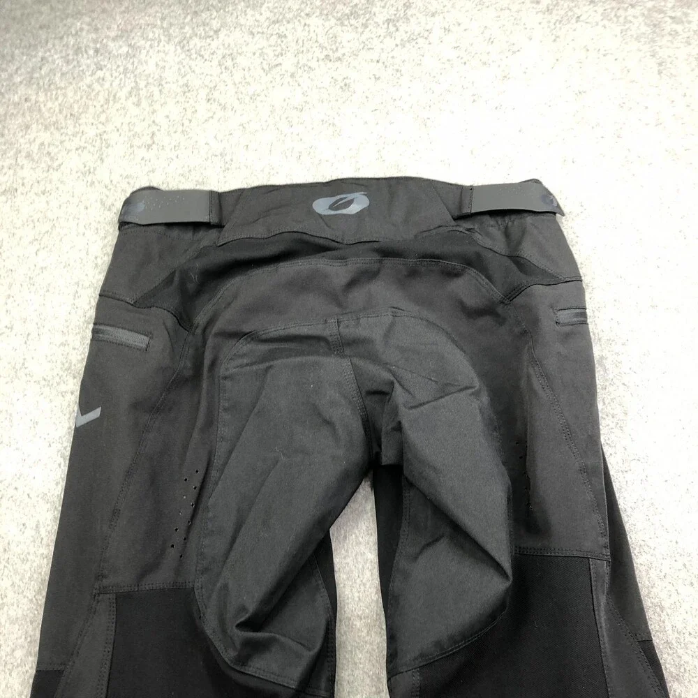O'Neal Pants Mens 32/48 Black Cycling Adjustable Waist Zip Pockets MTB